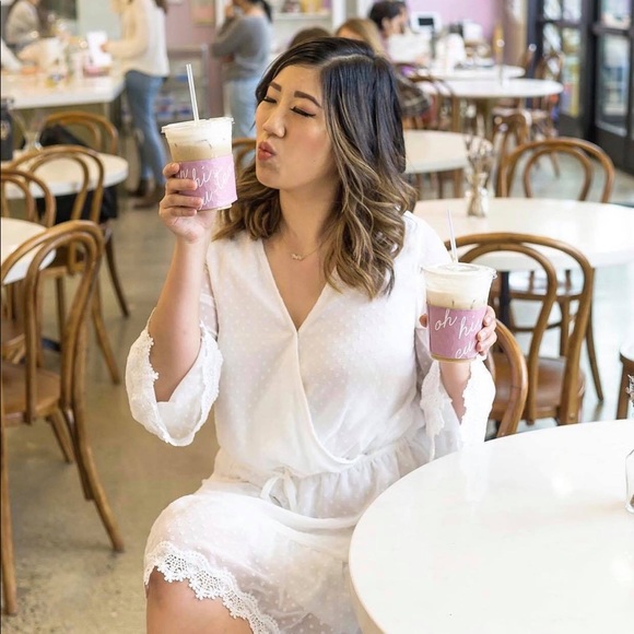 [LIKE 🆕] Showpo: White Lace Hem Dress - Picture 3 of 4